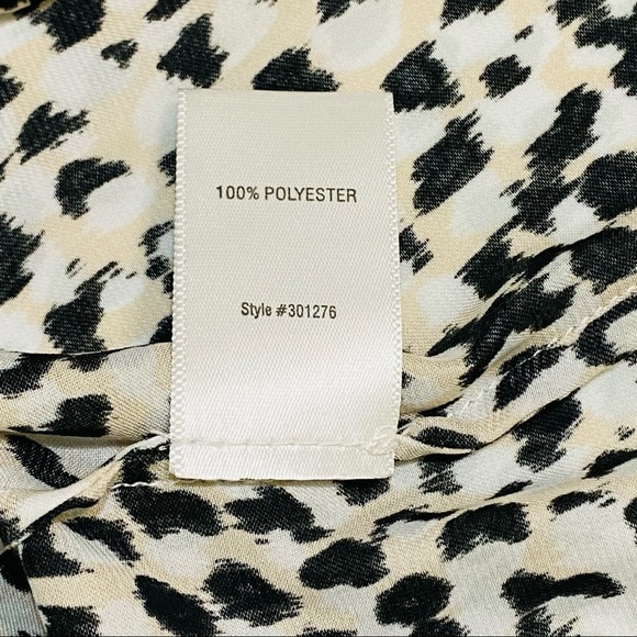 WITCHERY Womens Size 6 Ladies Animal Print Gathered Top Size 6 - Picture 10 of 16